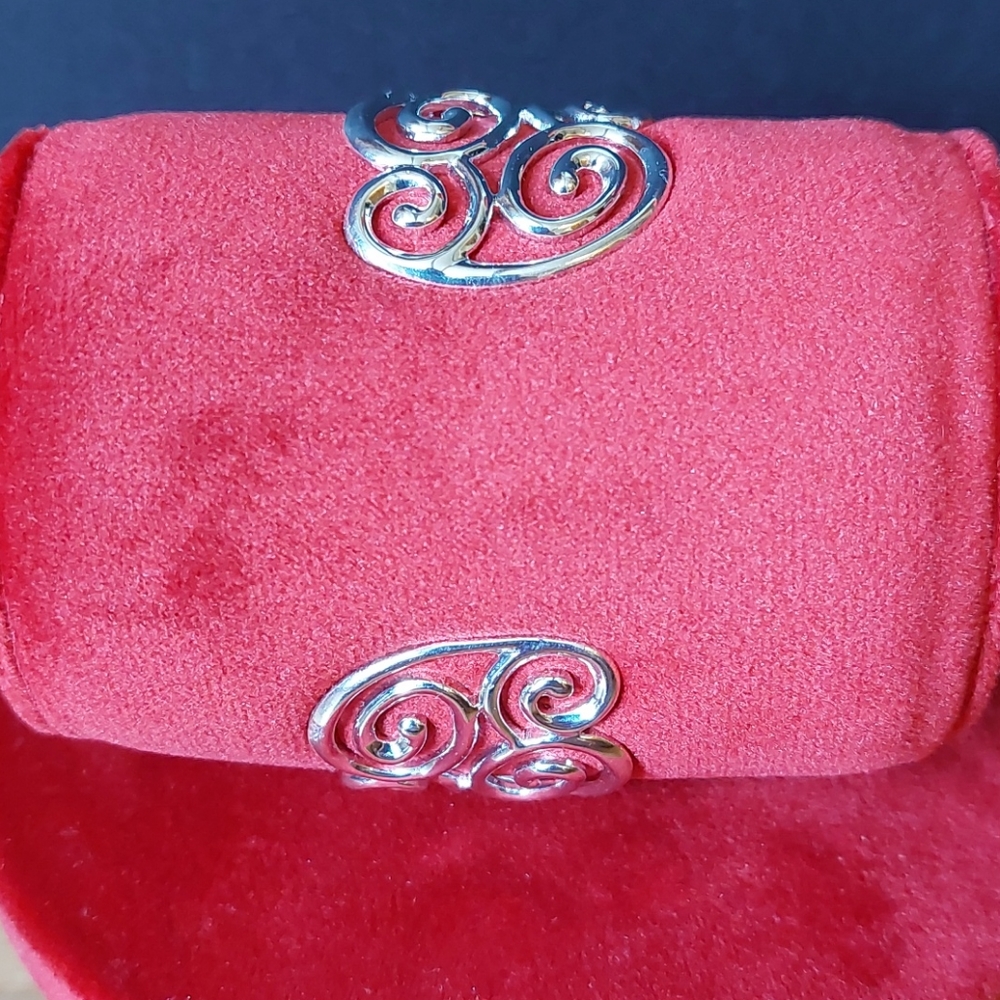 Solid Sterling Silver Scrollwork Cuff, Small Qvc - image 2